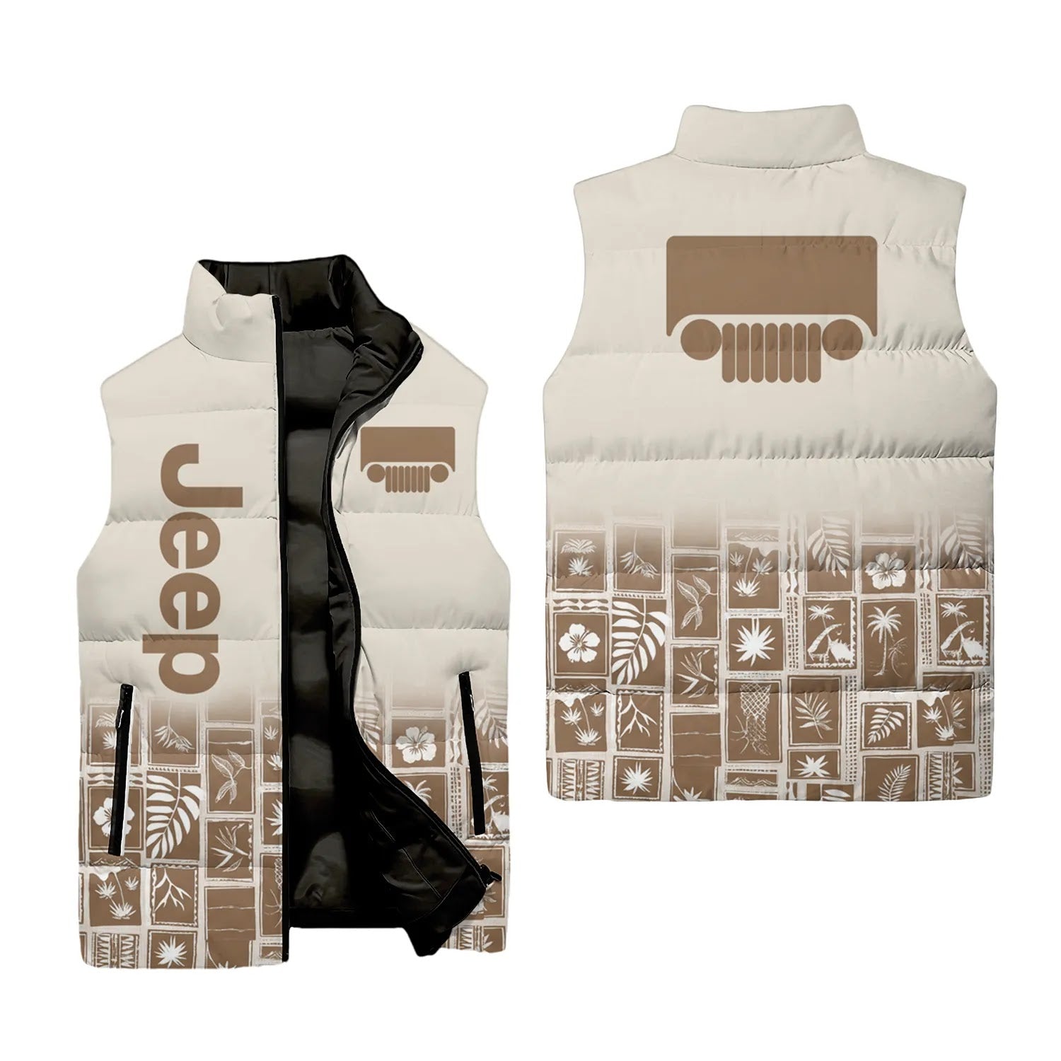 Jeep Sleeveless Puffer Jacket SHW067