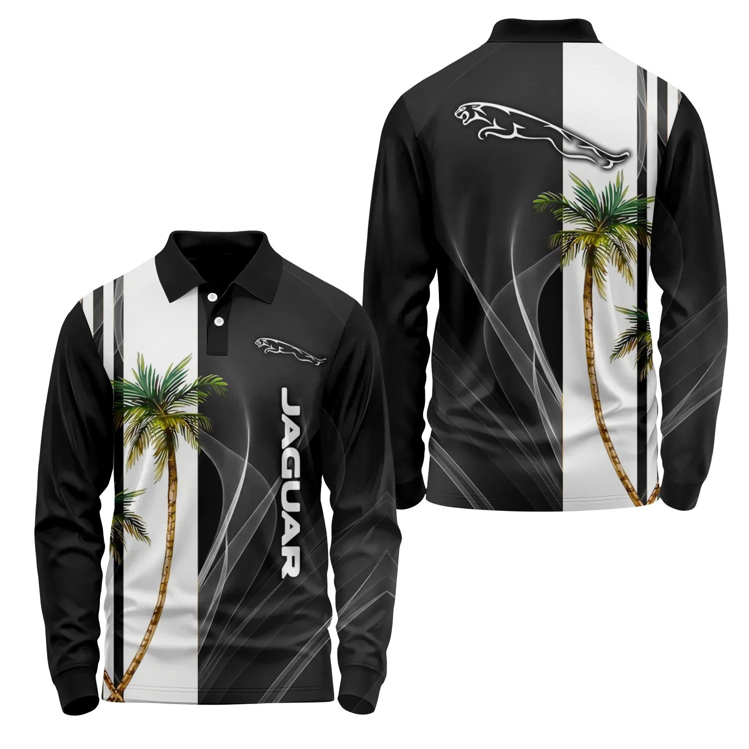 Jaguar Long Sleeve Polo SHW036