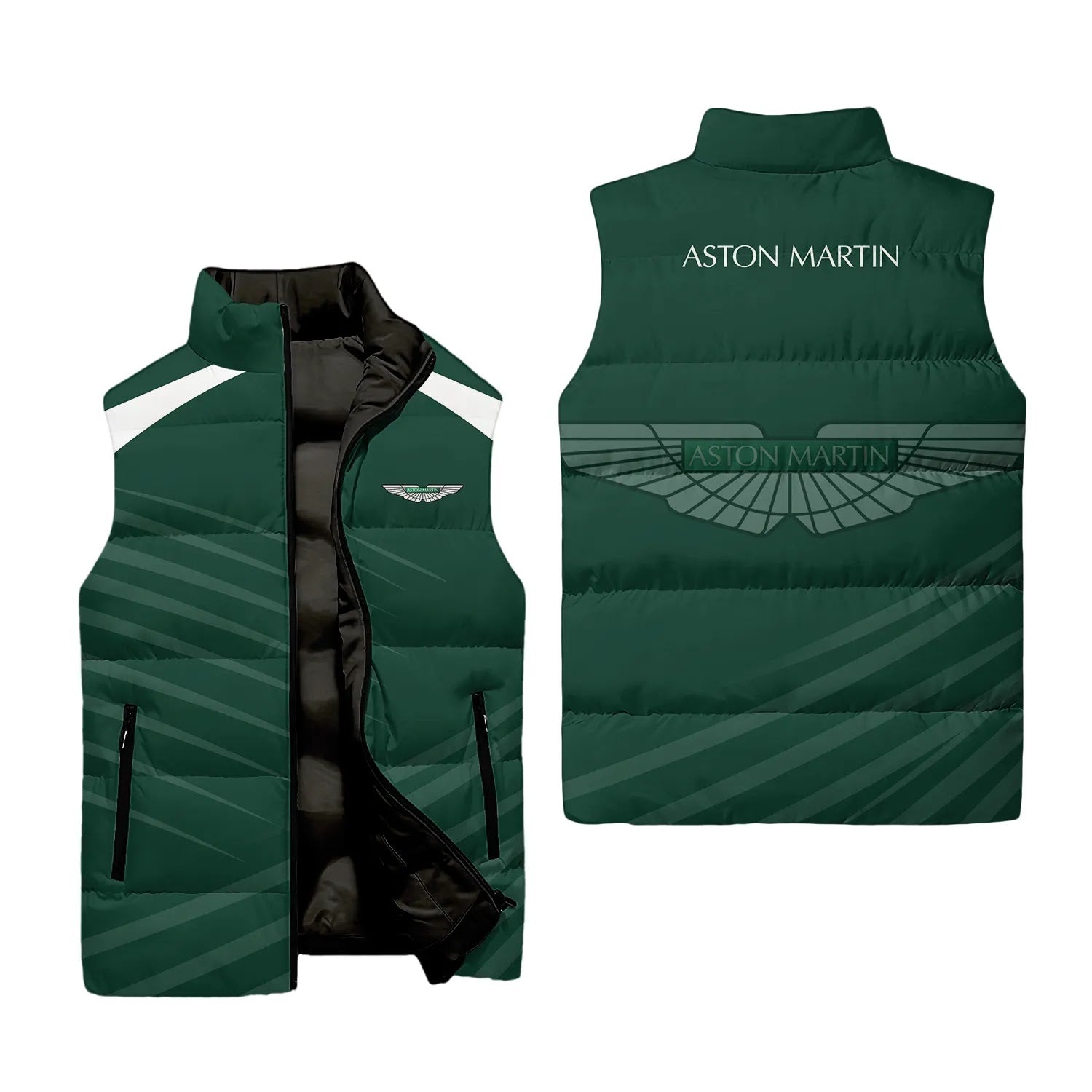 Aston Martin Sleeveless Puffer Jacket SC082