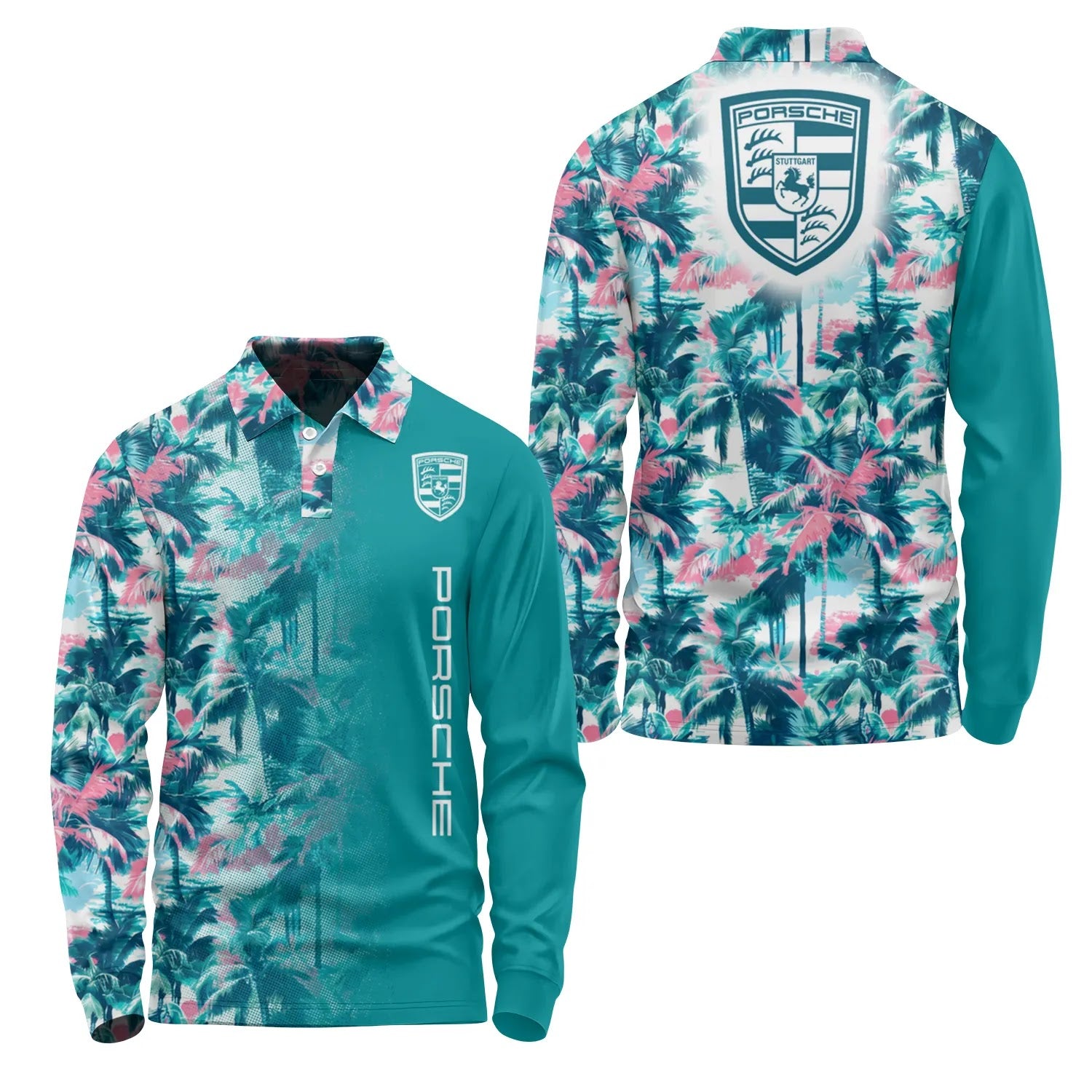 Porsche Long Sleeve Polo SHW061