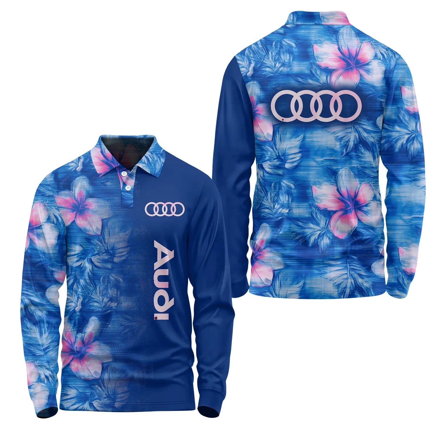 Audi Long Sleeve Polo SHW057