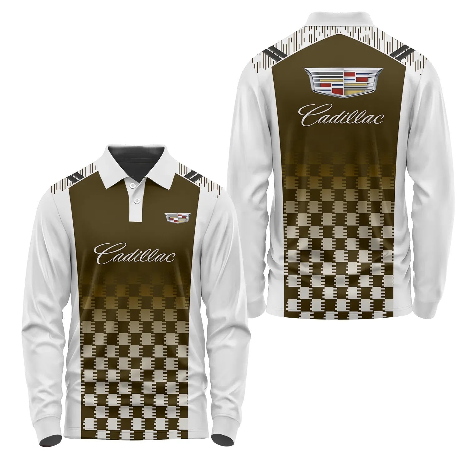 Cadillac Long Sleeve Polo SC063