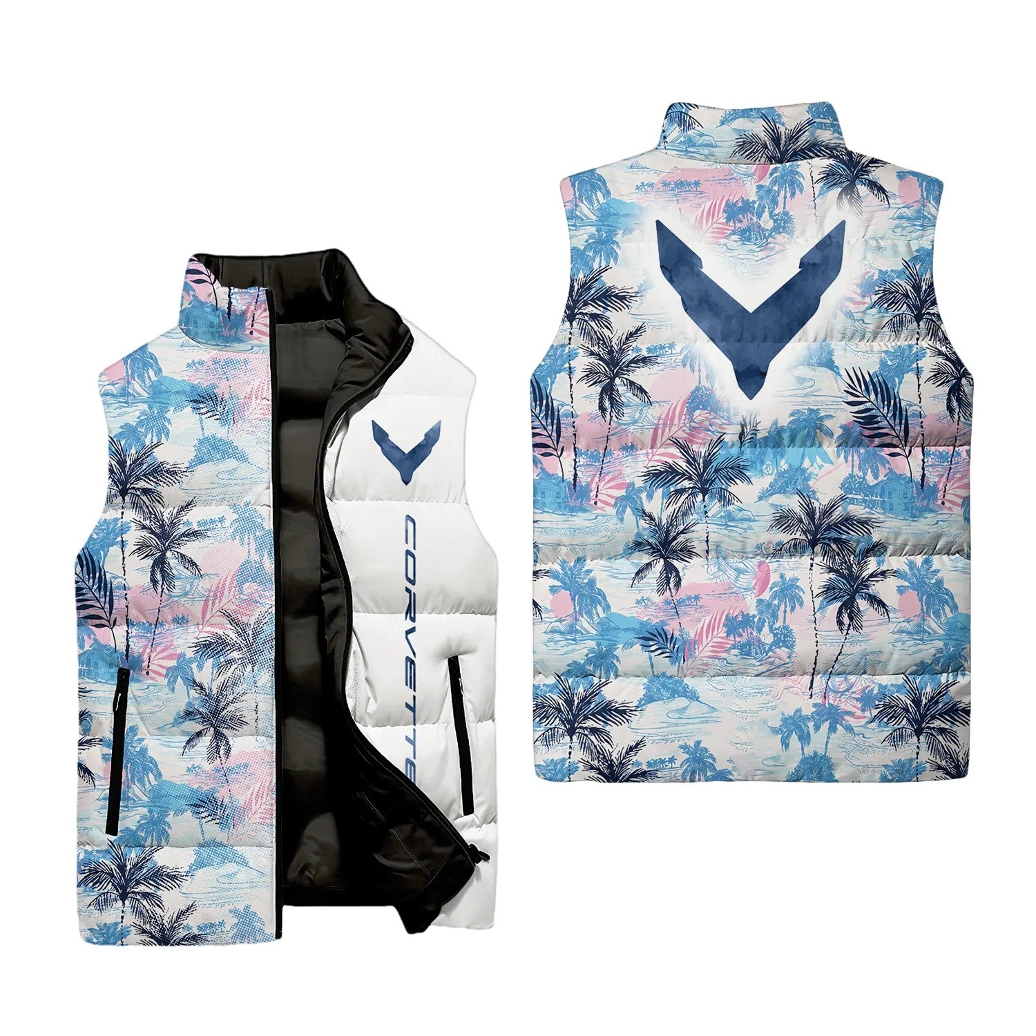 Corvette Sleeveless Puffer Jacket SHW029