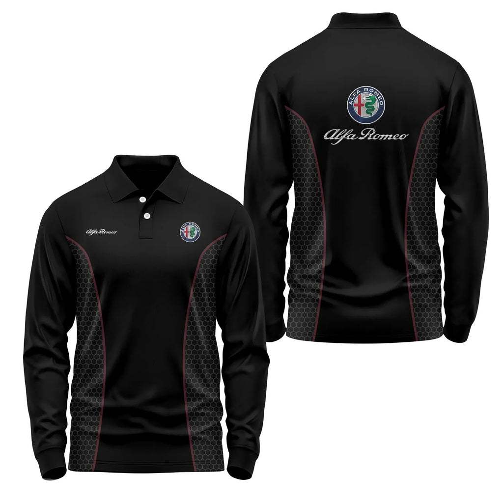 Alfa Romeo Long Sleeve Polo SC072
