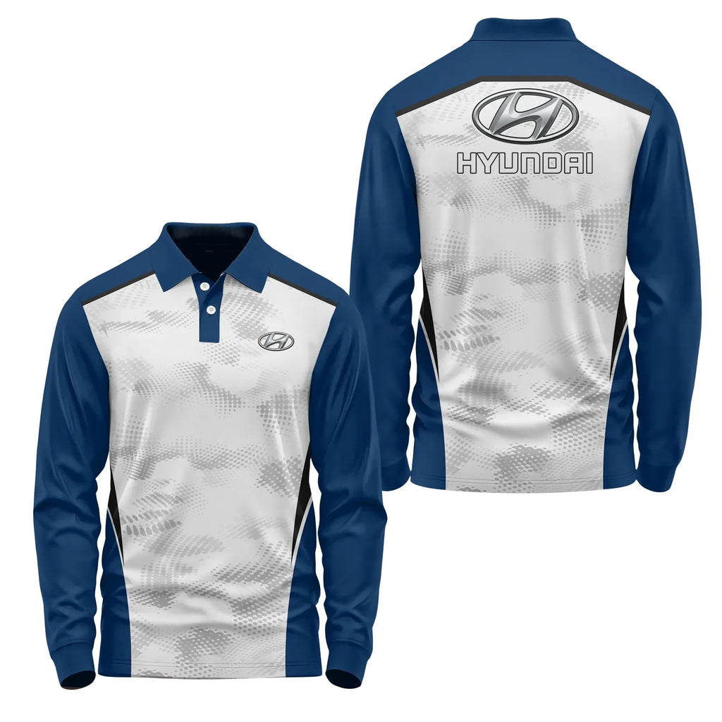 Hyundai Long Sleeve Polo SC081