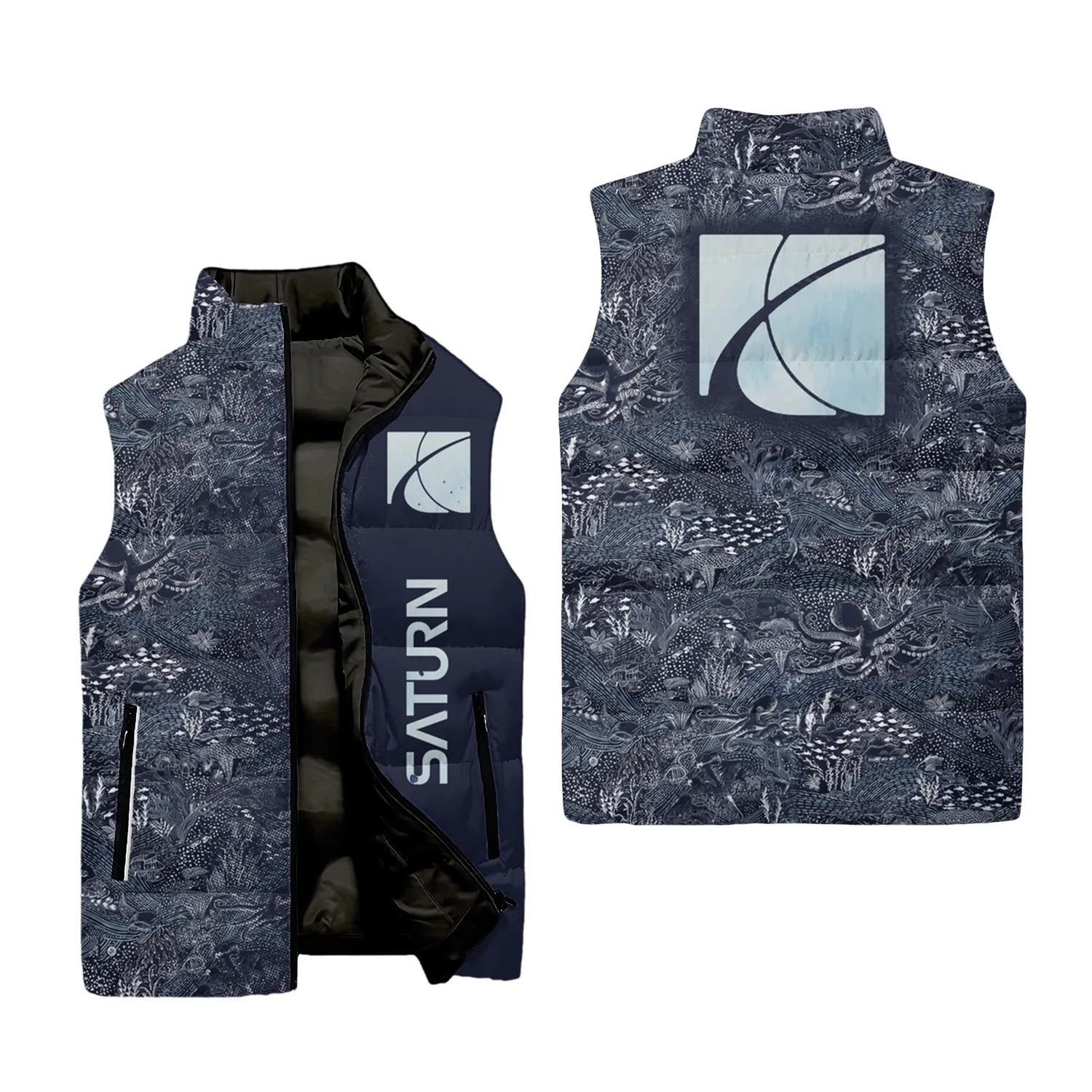 Saturn Sleeveless Puffer Jacket SHW006