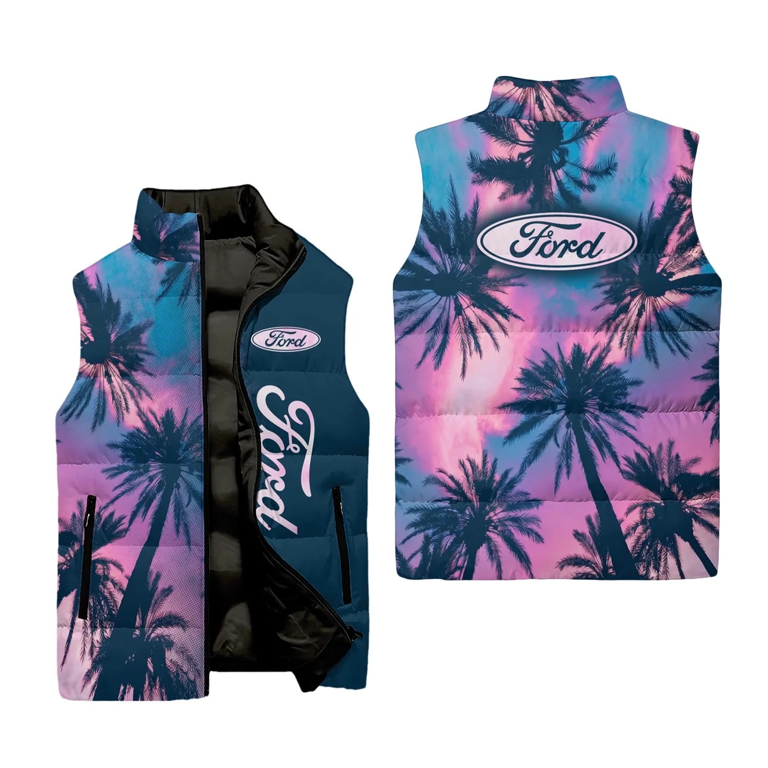 Ford Sleeveless Puffer Jacket SHW030