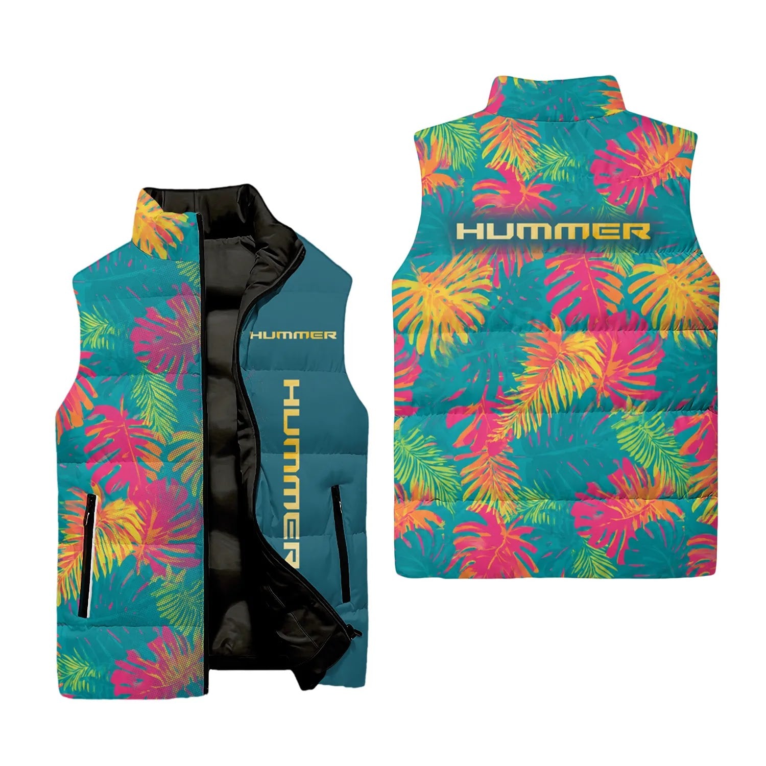 Hummer Sleeveless Puffer Jacket SHW059
