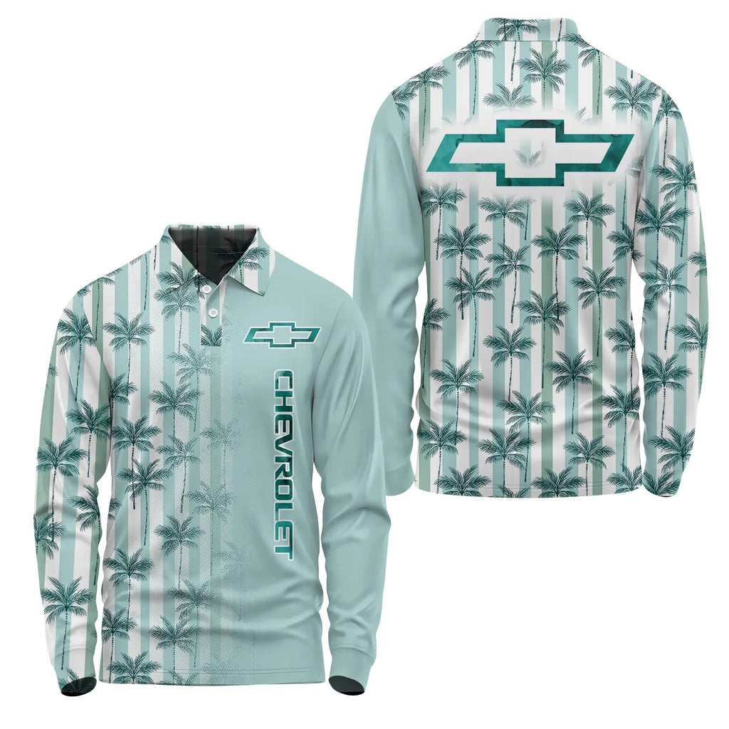 Chevrolet Long Sleeve Polo SHW028