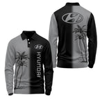 Hyundai Long Sleeve Polo SHW037