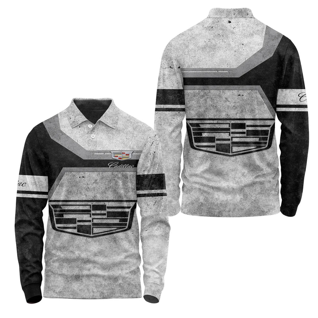 Cadillac Long Sleeve Polo SC086