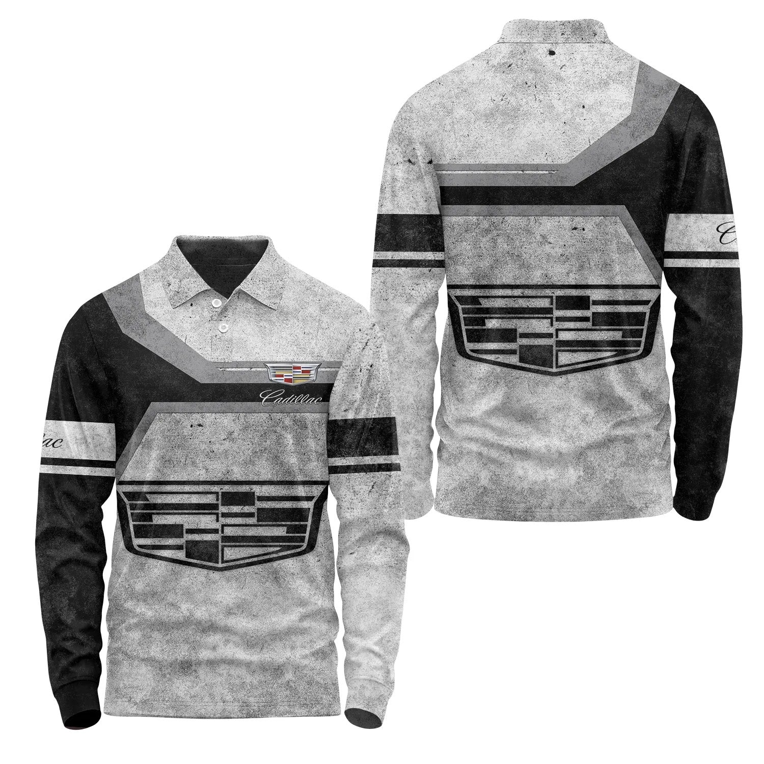 Cadillac Long Sleeve Polo SC086