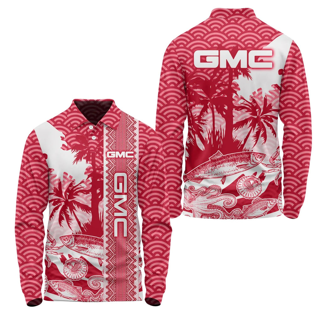 GMC Long Sleeve Polo SHW038