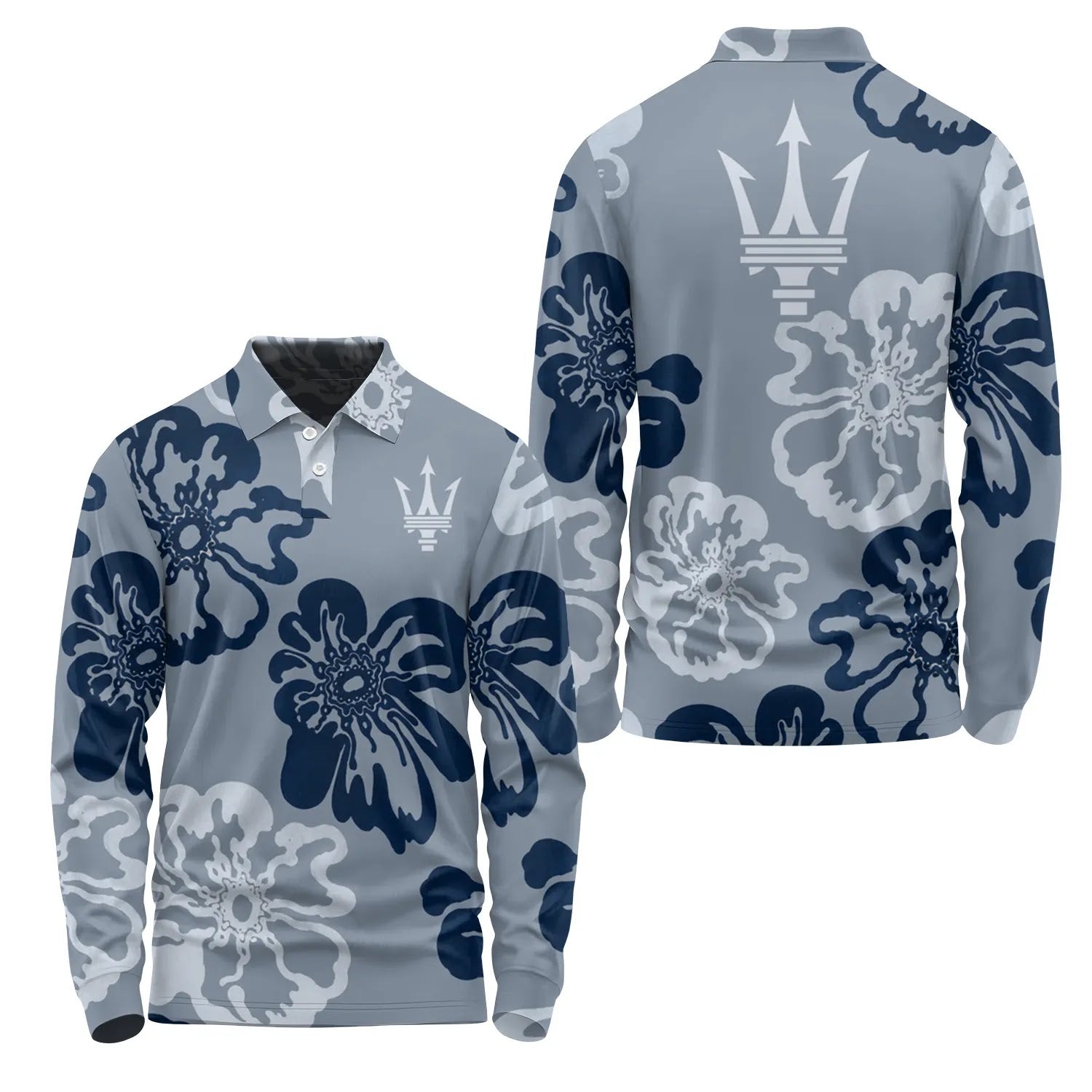 Maserati Long Sleeve Polo SHW073