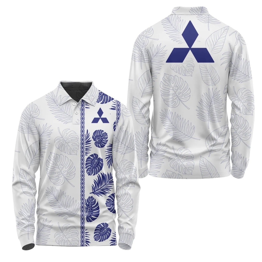 Mitsubishi Long Sleeve Polo SHW023