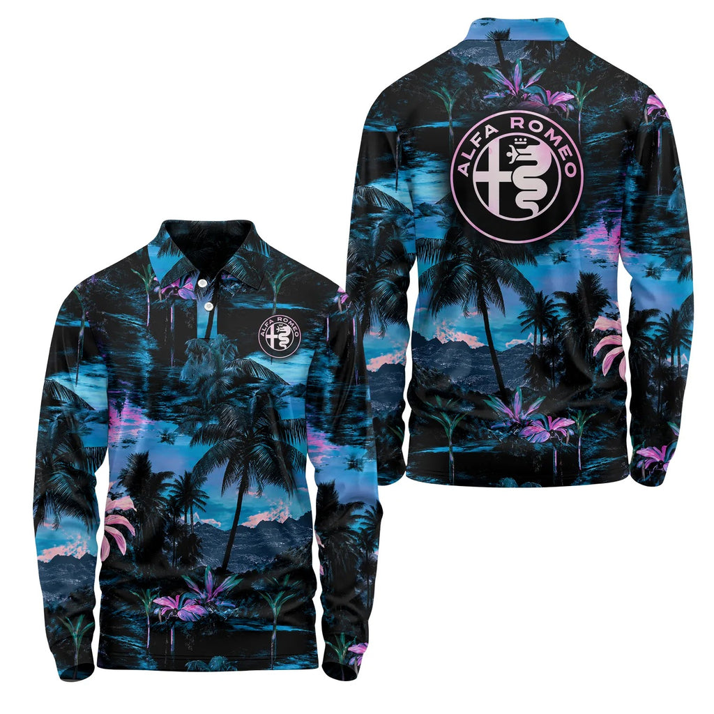 Alfa Romeo Long Sleeve Polo SHW002