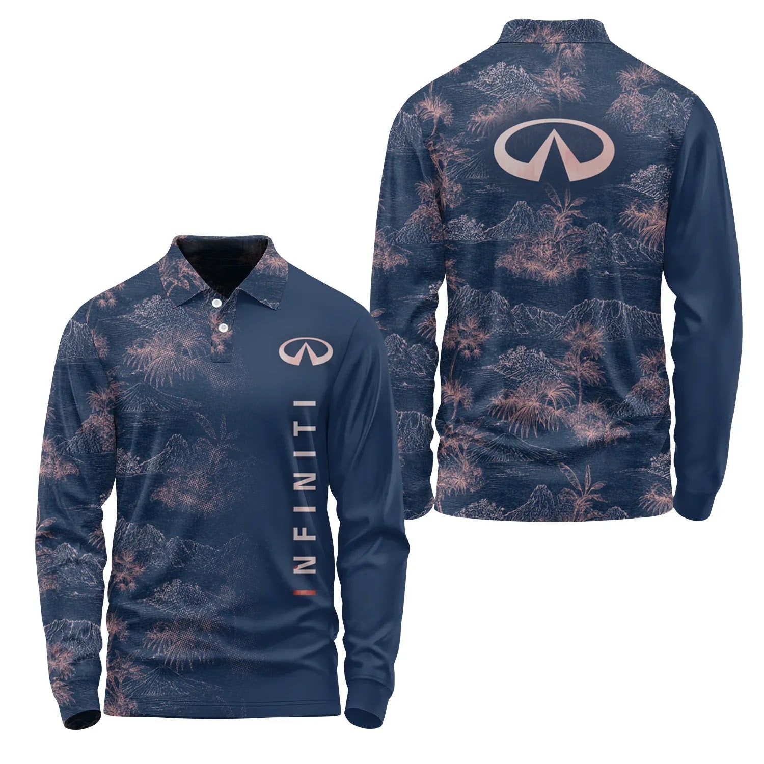 Infiniti Long Sleeve Polo SHW007