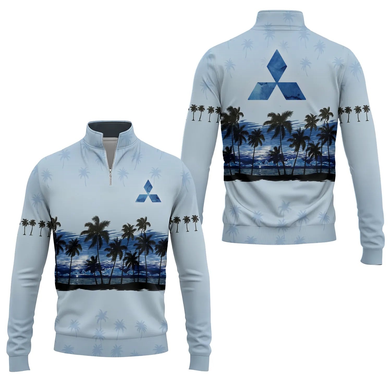 Mitsubishi Quarter-zip Pullover SHW016