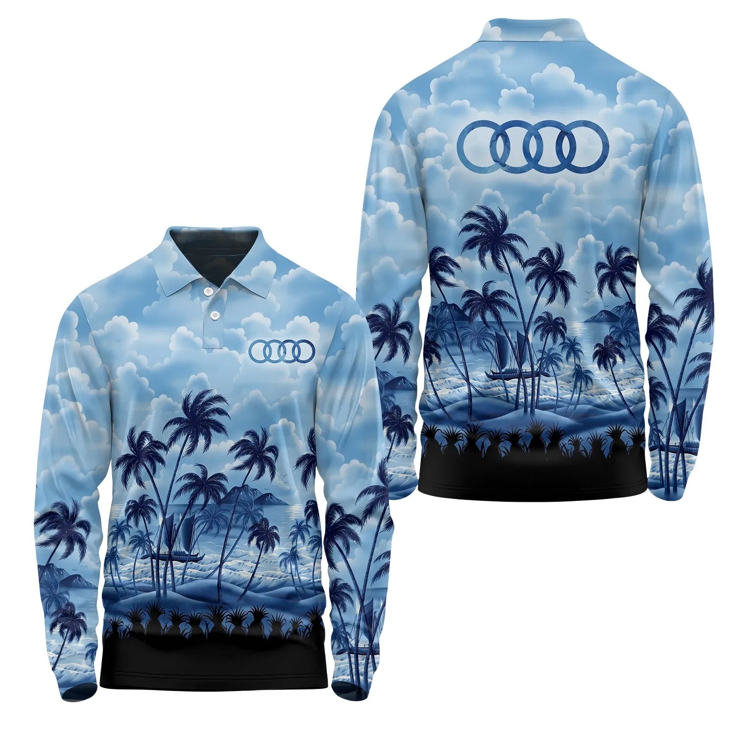 Audi Long Sleeve Polo SHW018