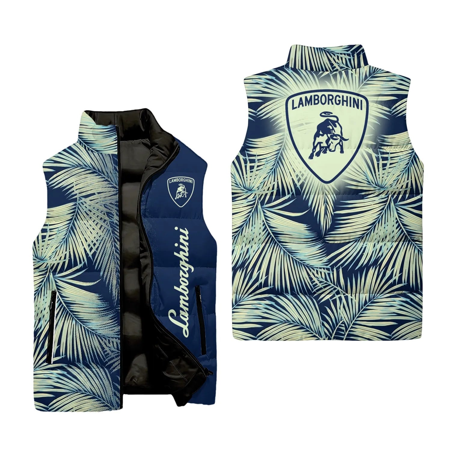 Lamborghini Sleeveless Puffer Jacket SHW003