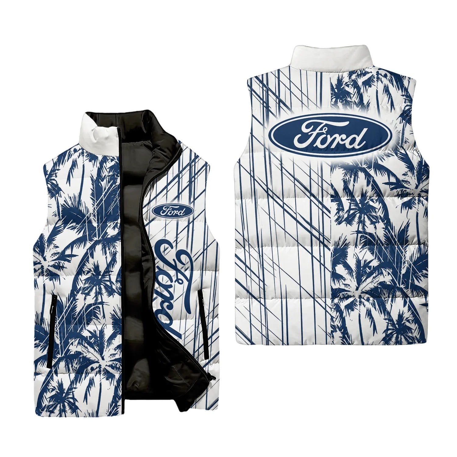 Ford Sleeveless Puffer Jacket SHW041