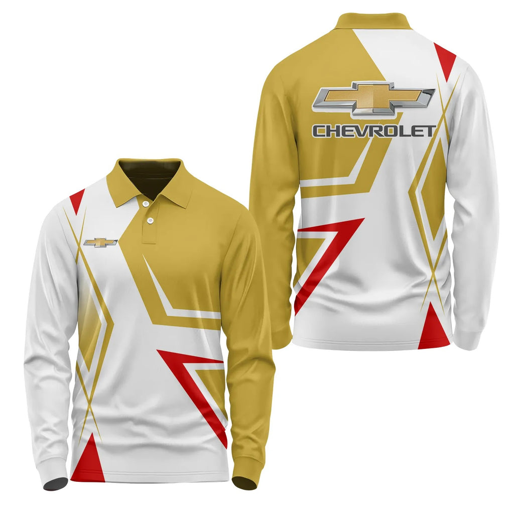 Chevrolet Long Sleeve Polo SC080