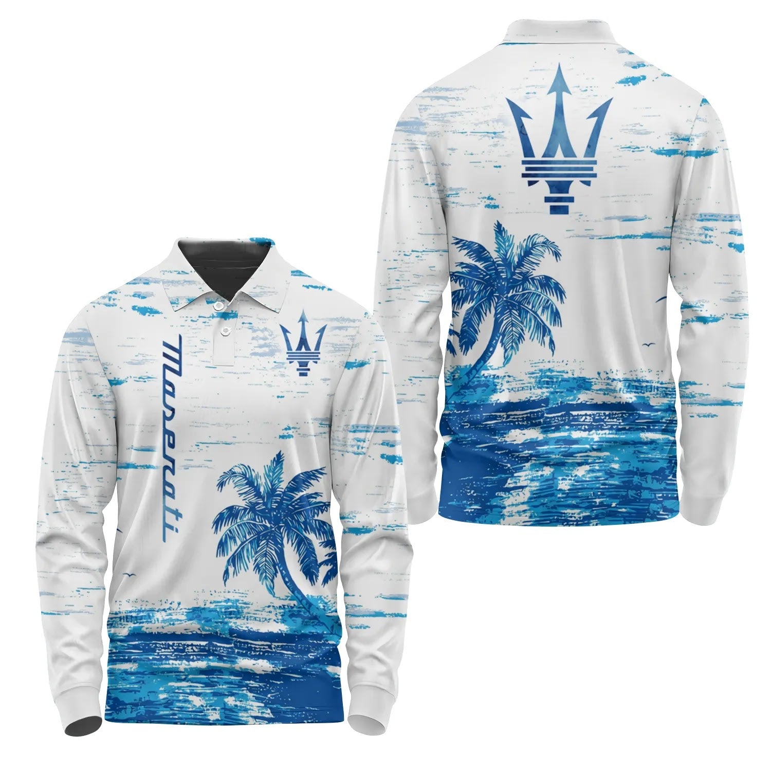 Maserati Long Sleeve Polo SHW069