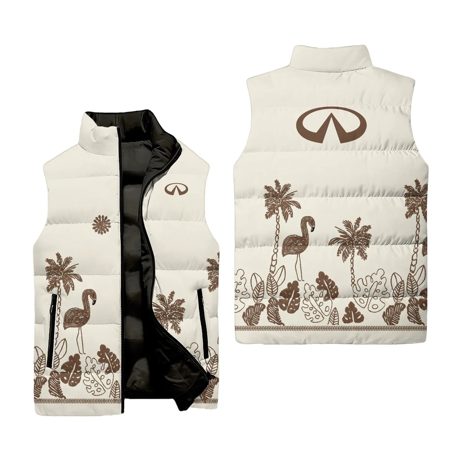 Infiniti Sleeveless Puffer Jacket SHW044