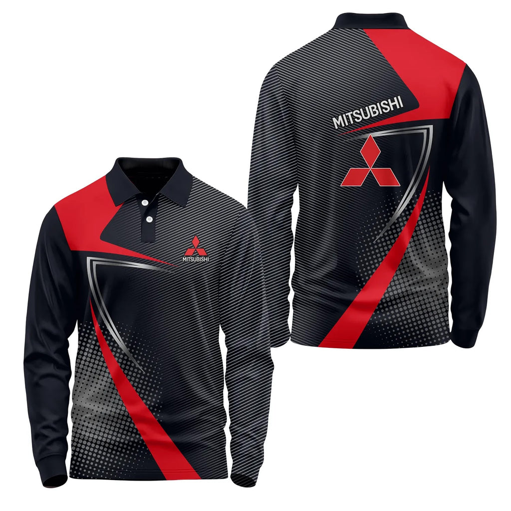 Mitsubishi Long Sleeve Polo SC059