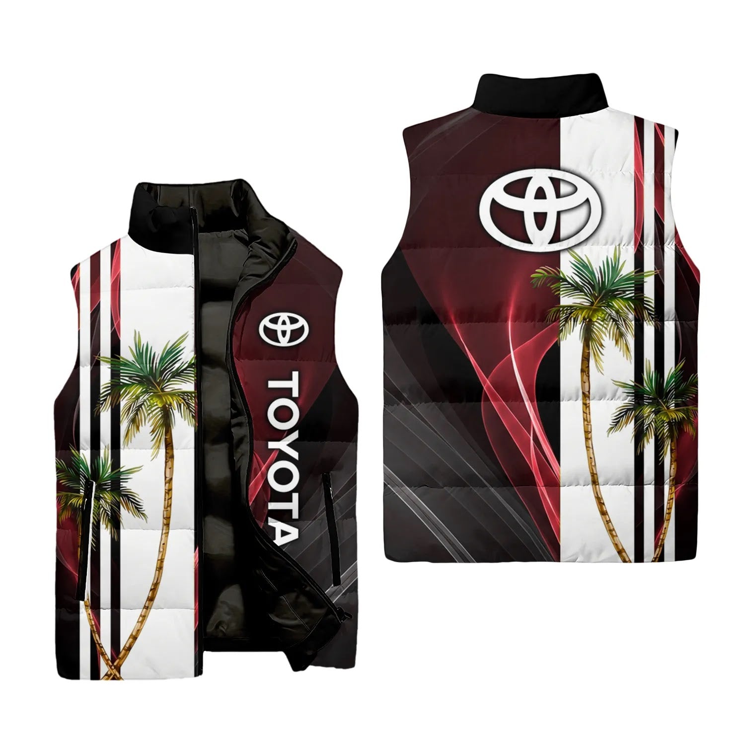 Toyota Sleeveless Puffer Jacket SHW036