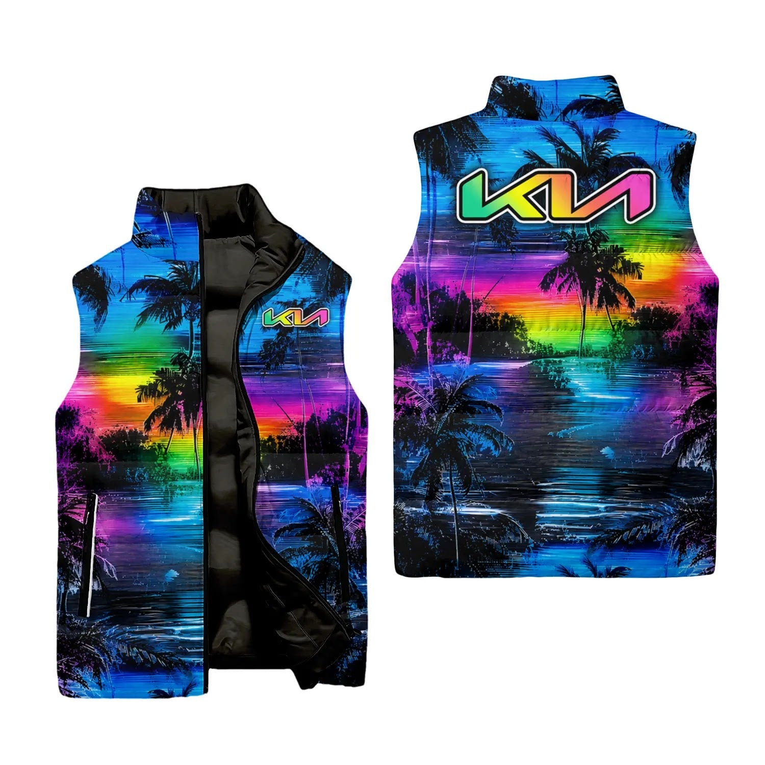 Kia Sleeveless Puffer Jacket SHW055