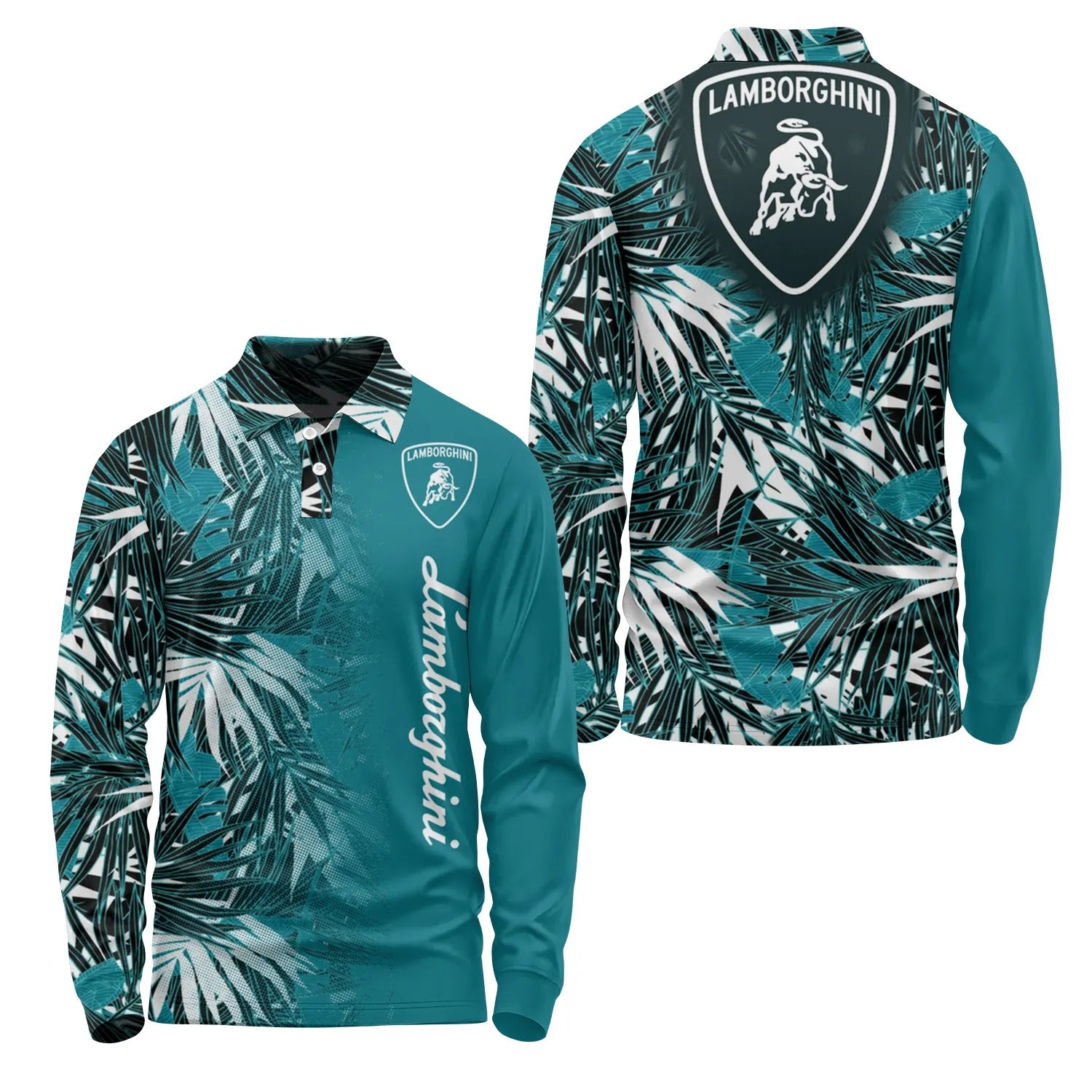 Lamborghini Long Sleeve Polo SHW060
