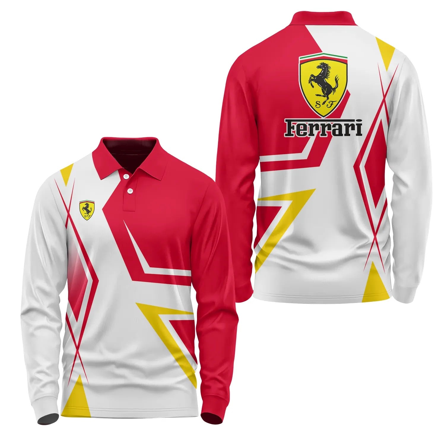 Ferrari Long Sleeve Polo SC080