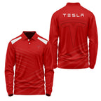 Tesla Long Sleeve Polo SC082