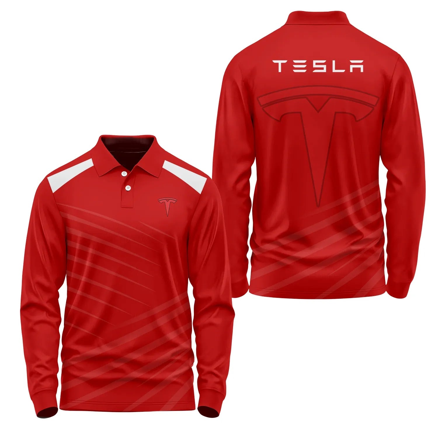 Tesla Long Sleeve Polo SC082