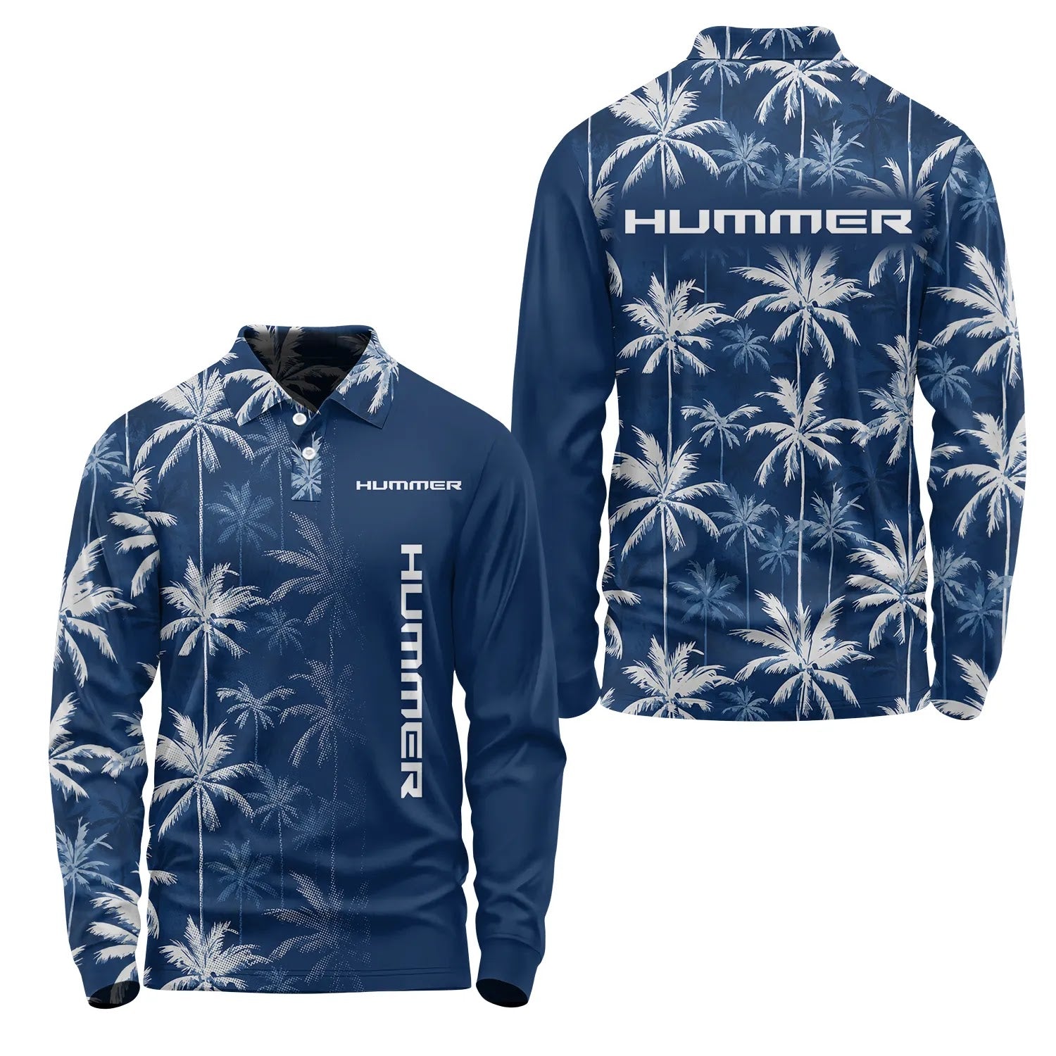 Hummer Long Sleeve Polo SHW032