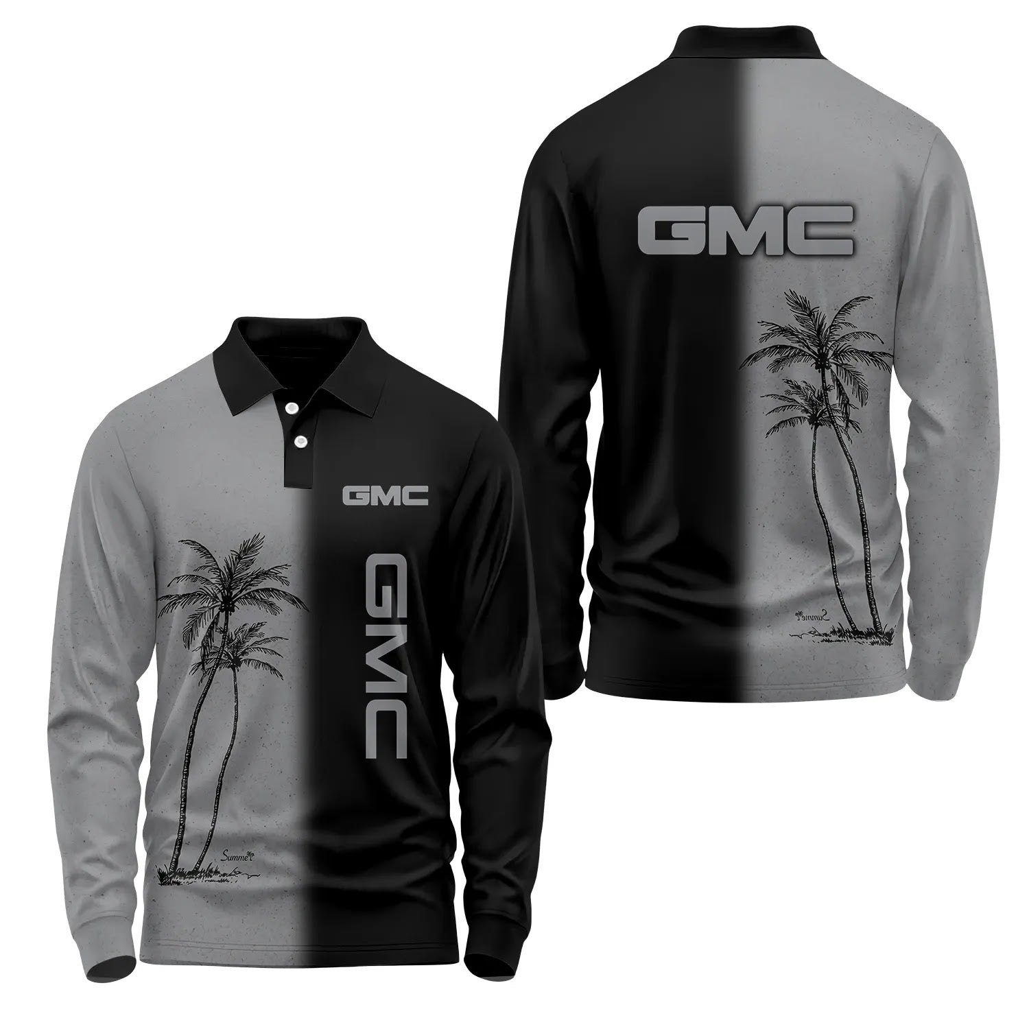 GMC Long Sleeve Polo SHW037