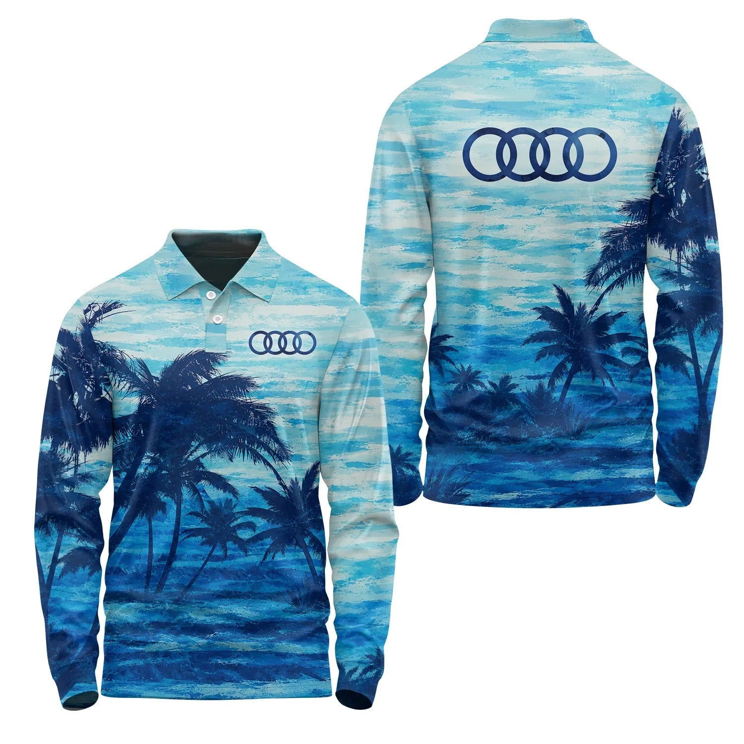 Audi Long Sleeve Polo SHW048