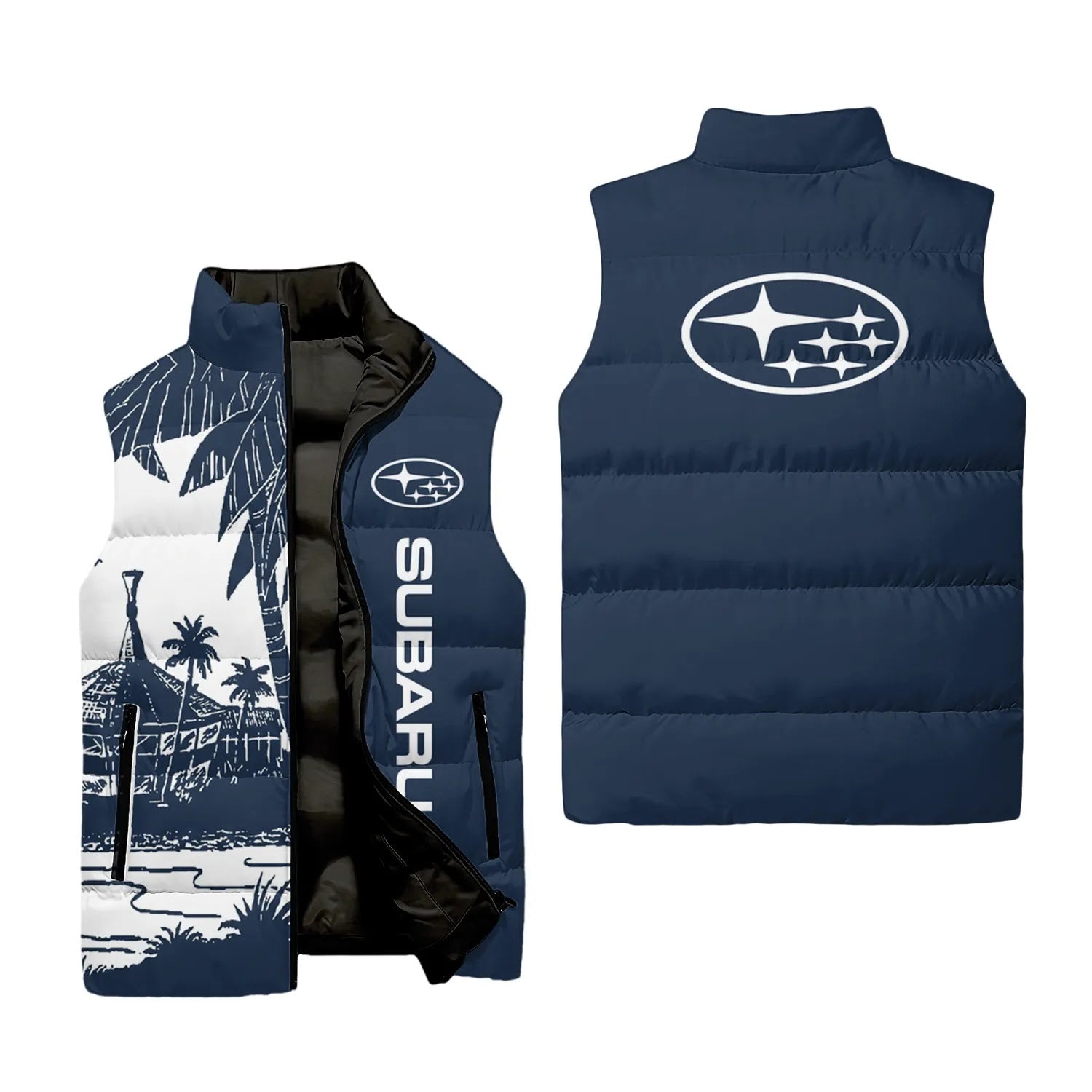 Subaru Sleeveless Puffer Jacket SHW031