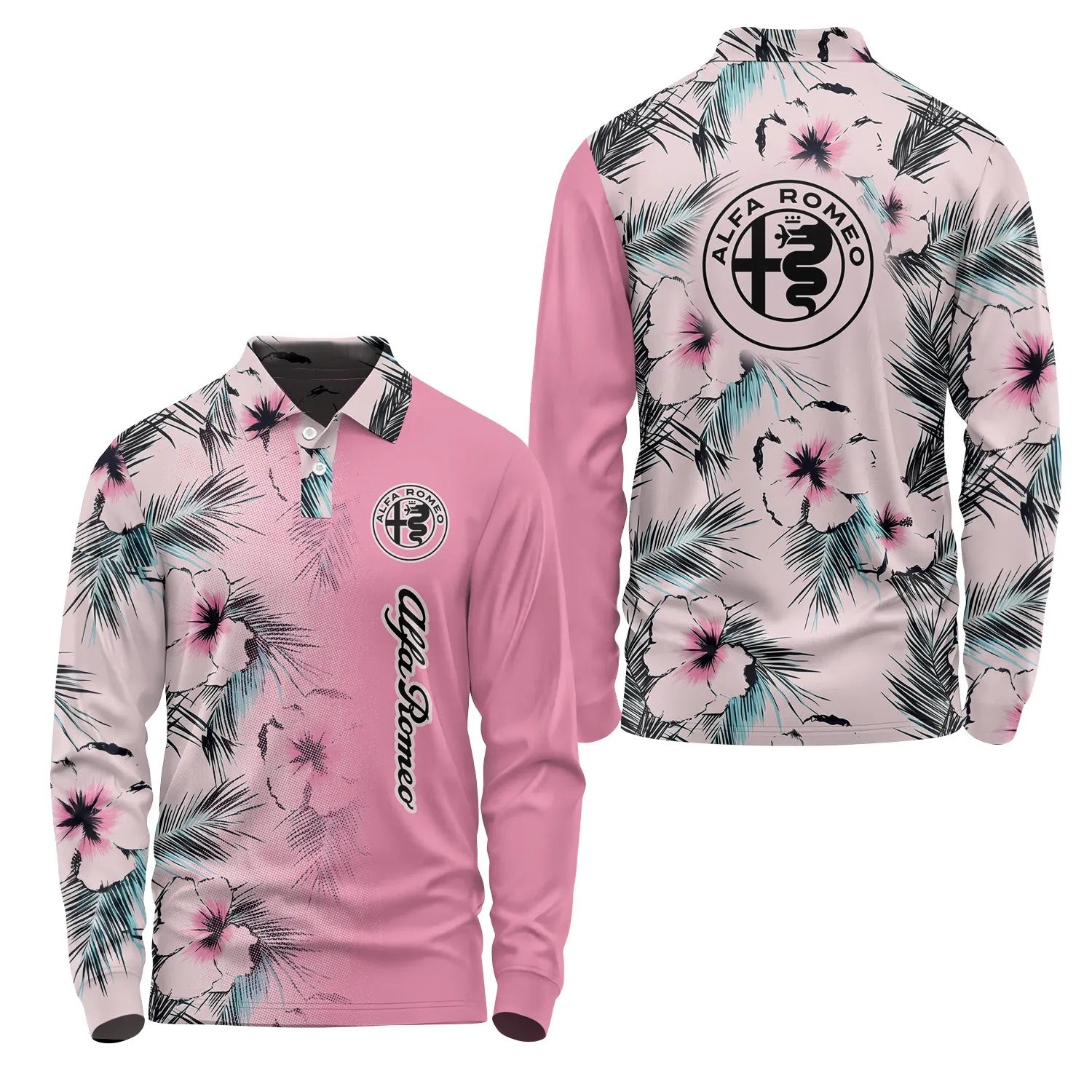 Alfa Romeo Long Sleeve Polo SHW056