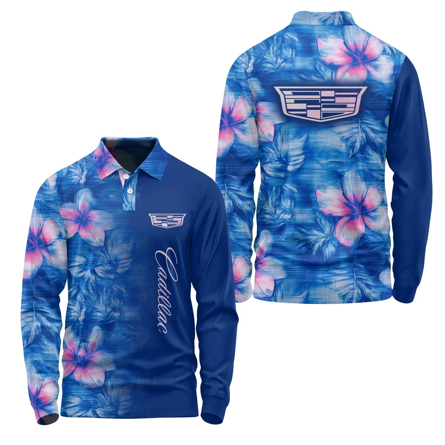 Cadillac Long Sleeve Polo SHW057