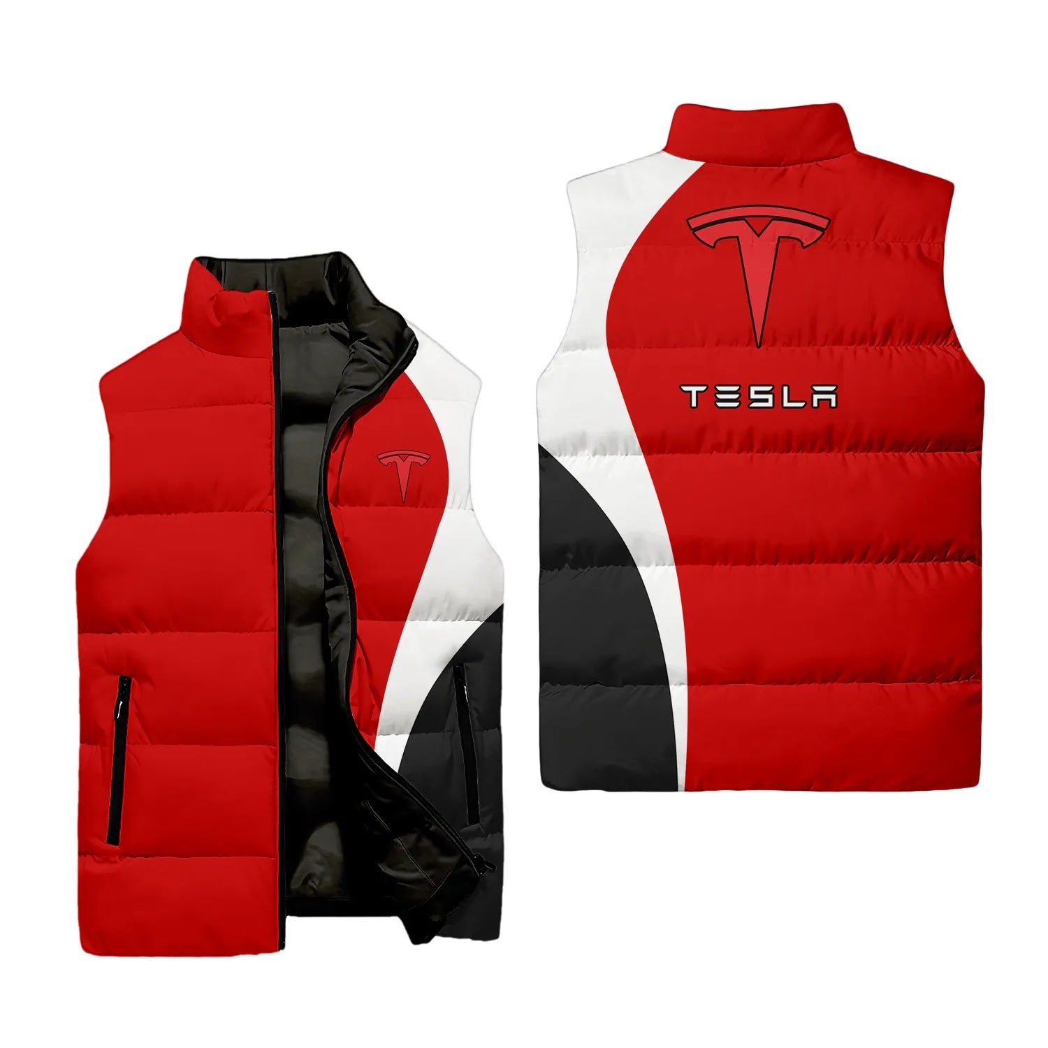 Tesla Sleeveless Puffer Jacket SC073