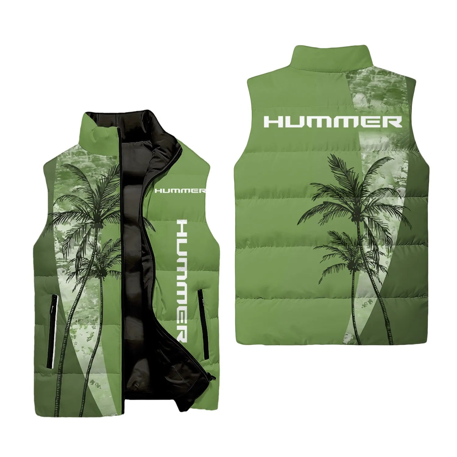 Hummer Sleeveless Puffer Jacket SHW071