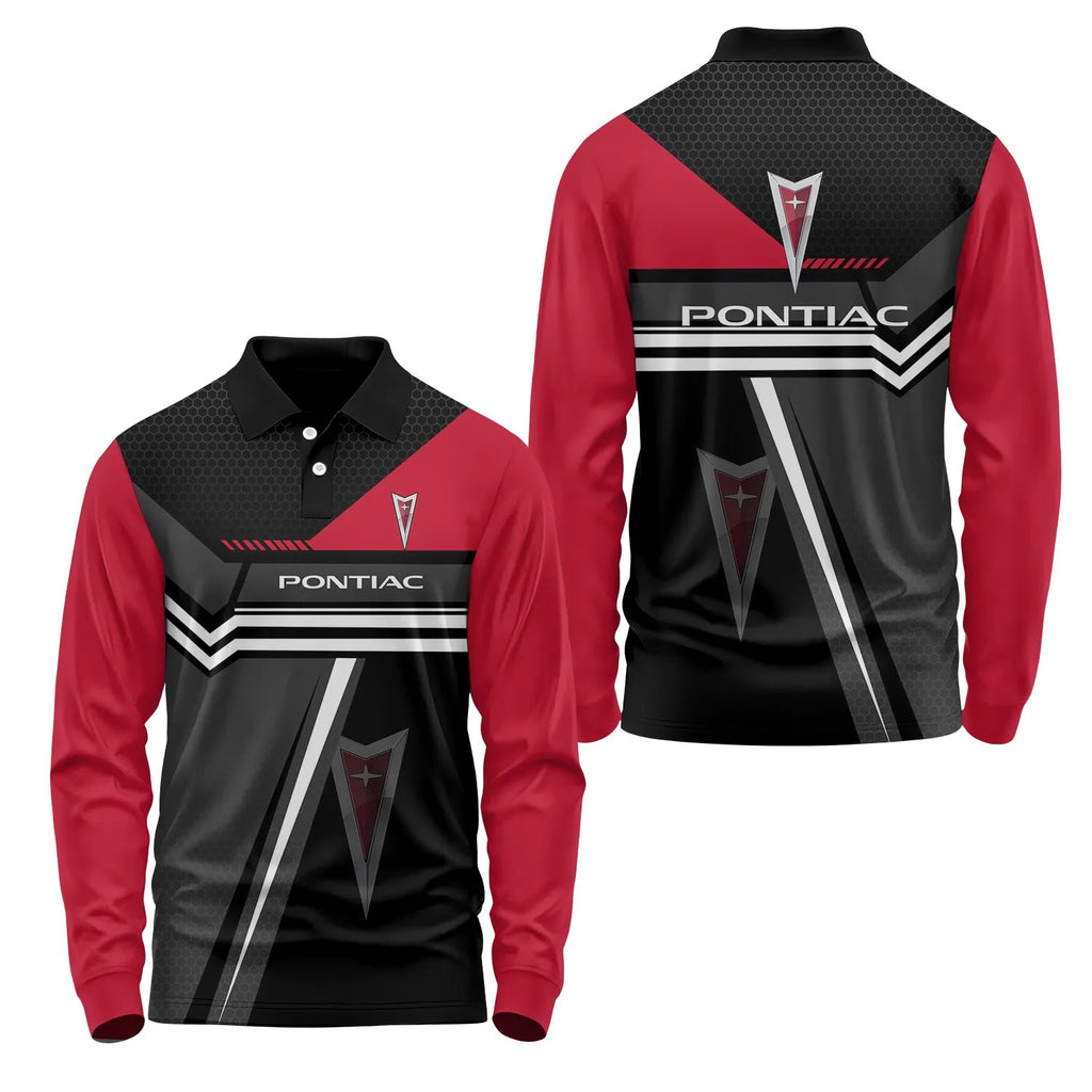 Pontiac Long Sleeve Polo SC071