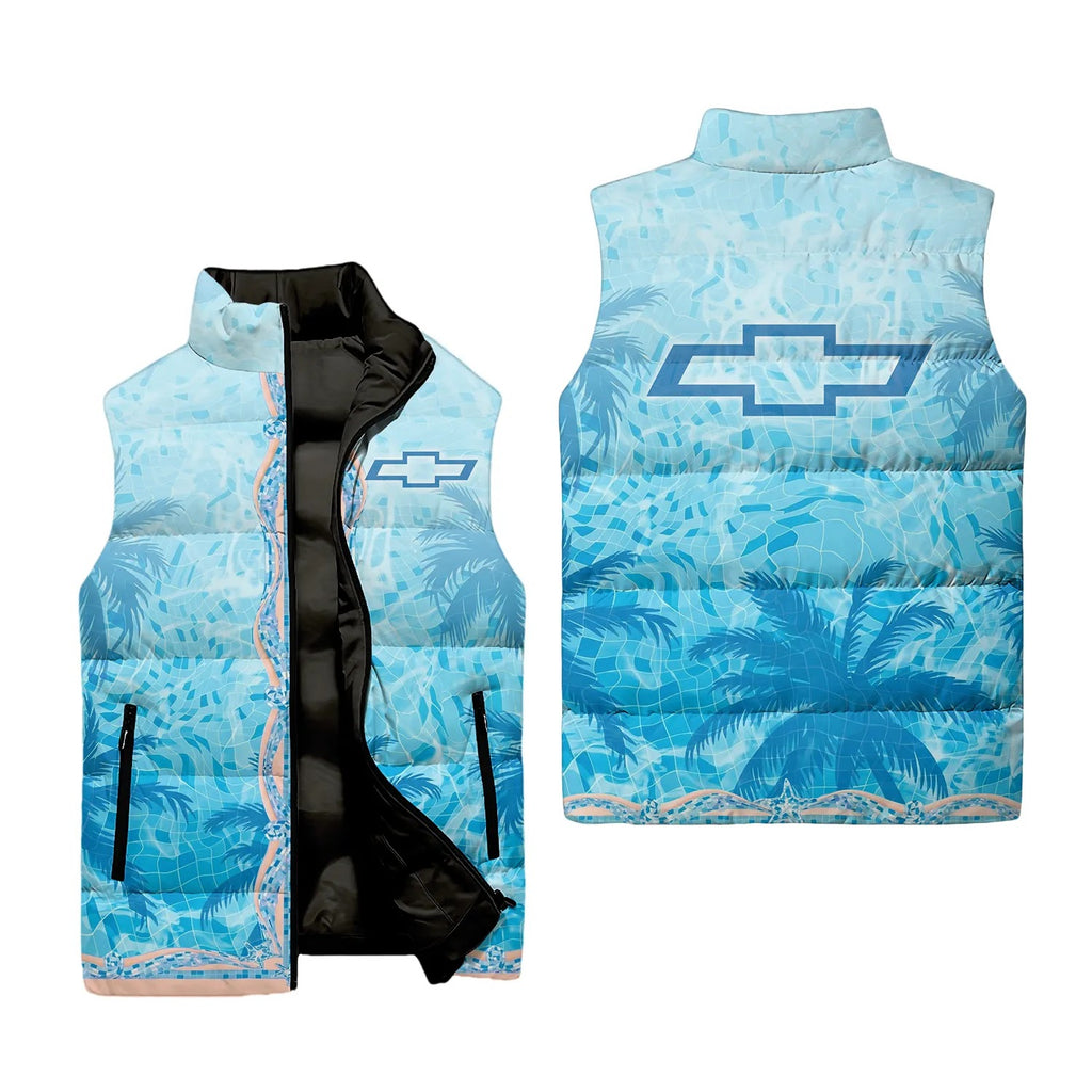 Chevrolet Sleeveless Puffer Jacket SHW026