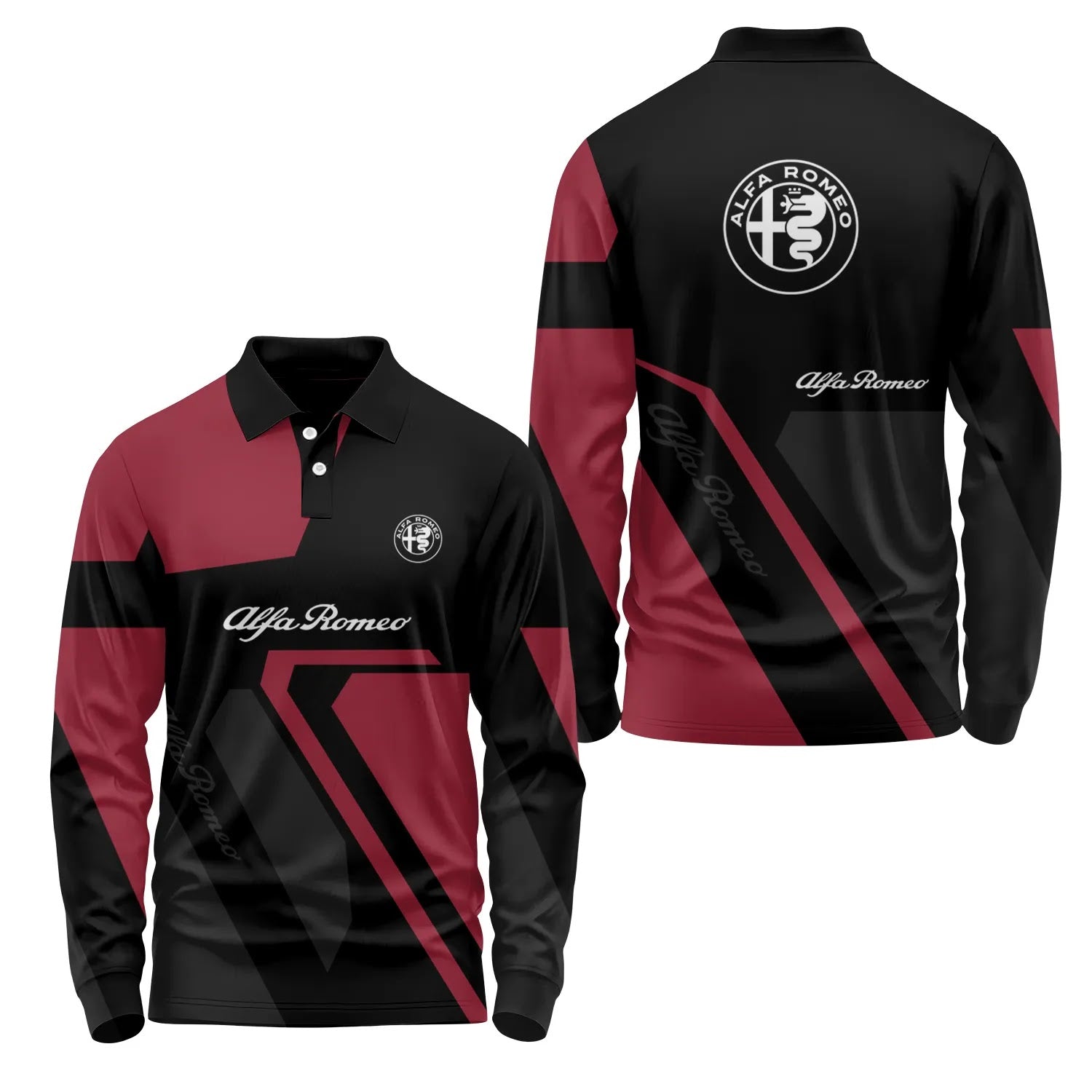 Alfa Romeo Long Sleeve Polo SC117