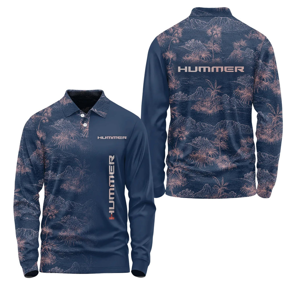 Hummer Long Sleeve Polo SHW007