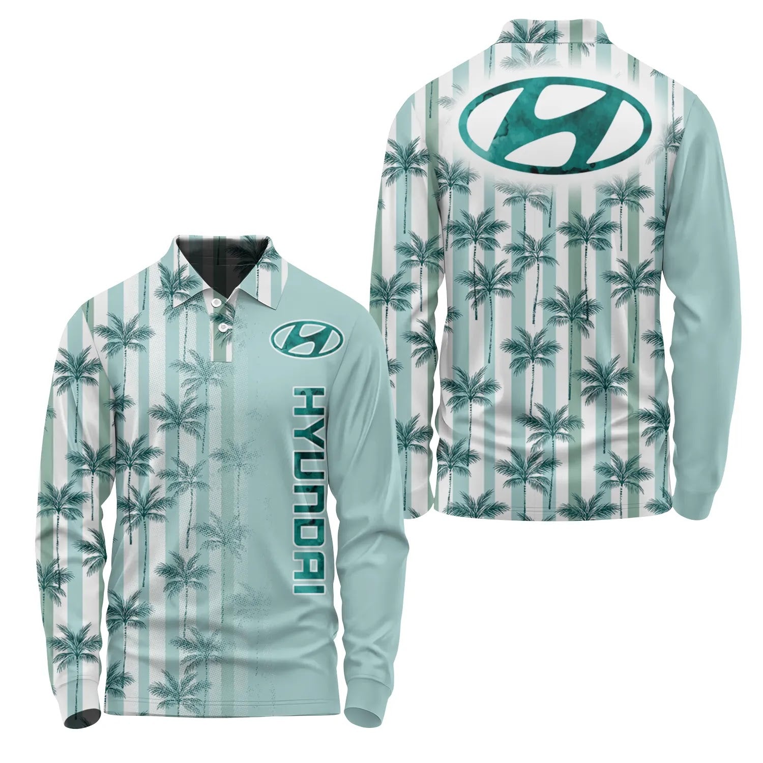 Hyundai Long Sleeve Polo SHW028