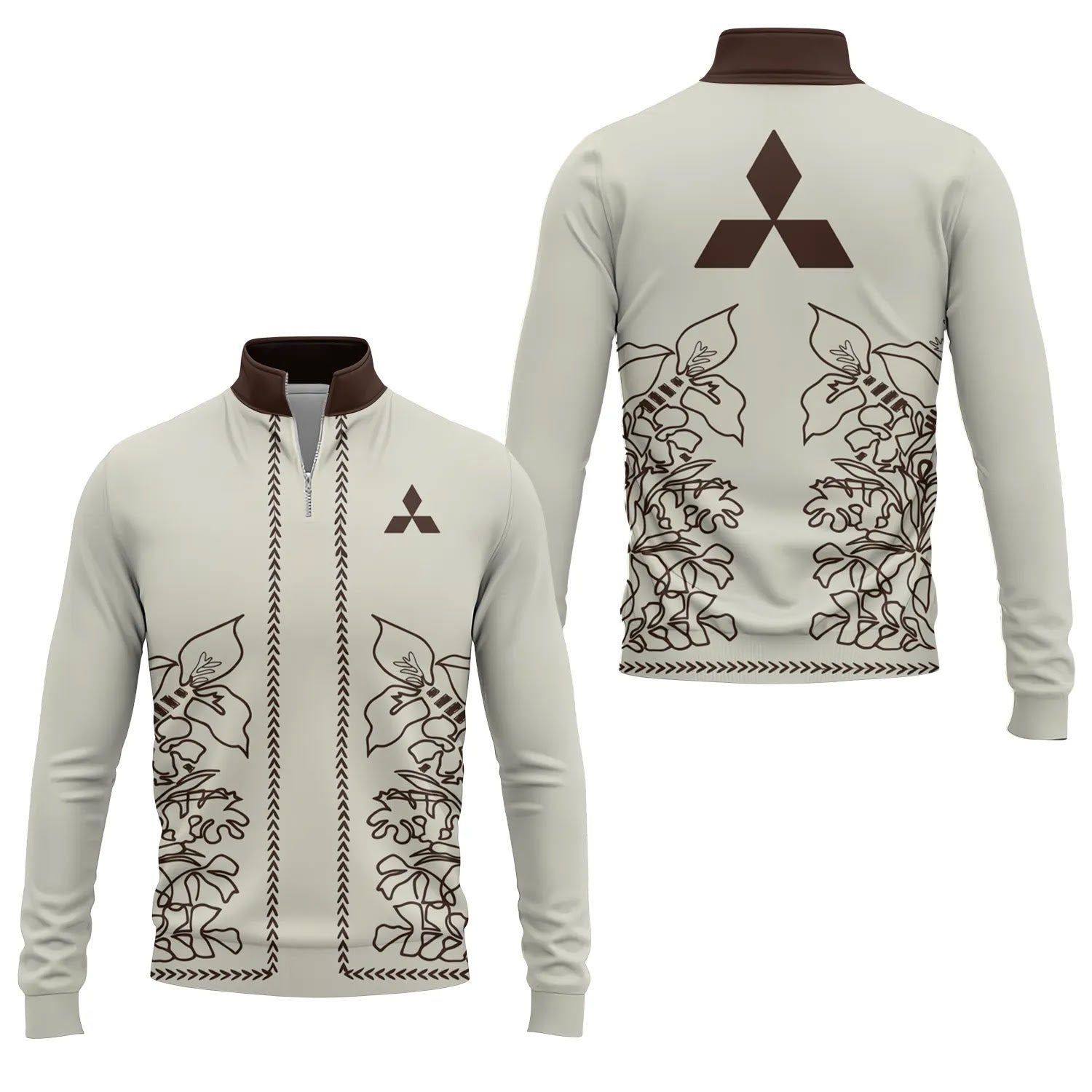 Mitsubishi Quarter-zip Pullover SHW064