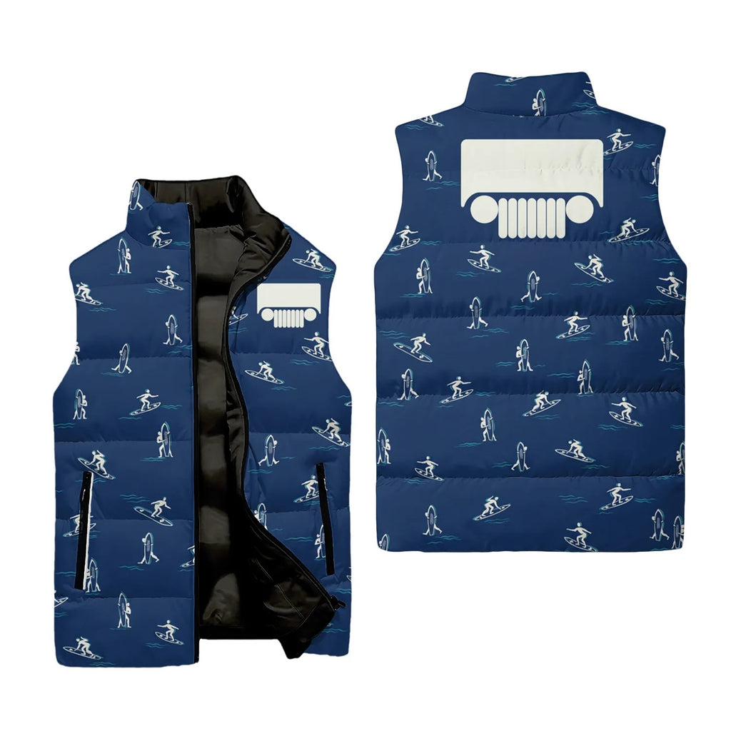 Jeep Sleeveless Puffer Jacket SHW011
